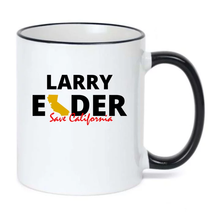 Vote Larry Elder Save California Black Color Changing Mug