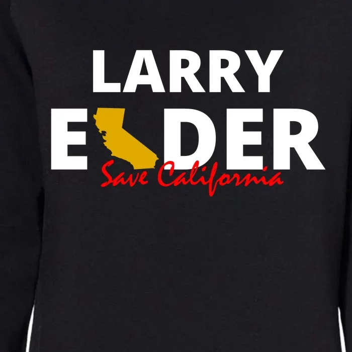 Vote Larry Elder Save California Womens California Wash Sweatshirt