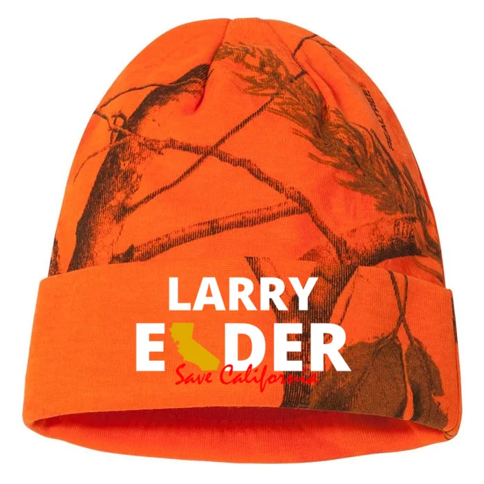 Vote Larry Elder Save California Kati - 12in Camo Beanie