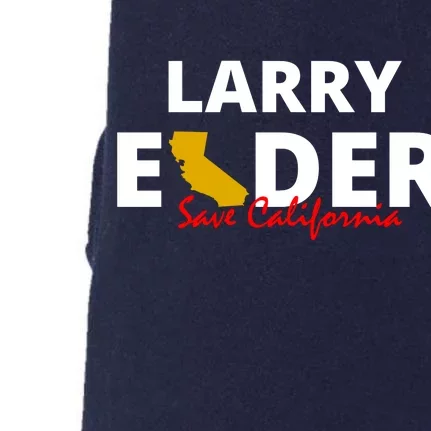 Vote Larry Elder Save California Doggie 3-End Fleece Hoodie