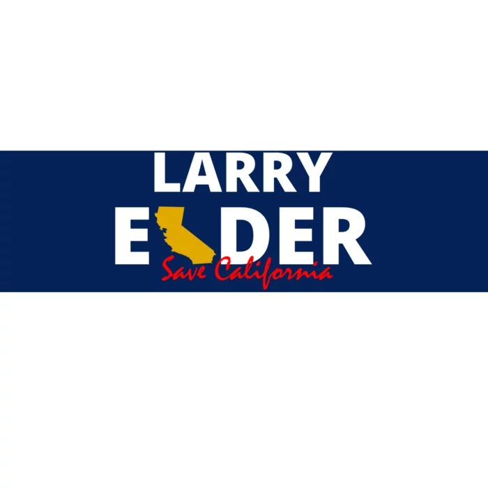 Vote Larry Elder Save California Bumper Sticker