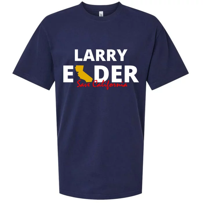 Vote Larry Elder Save California Sueded Cloud Jersey T-Shirt