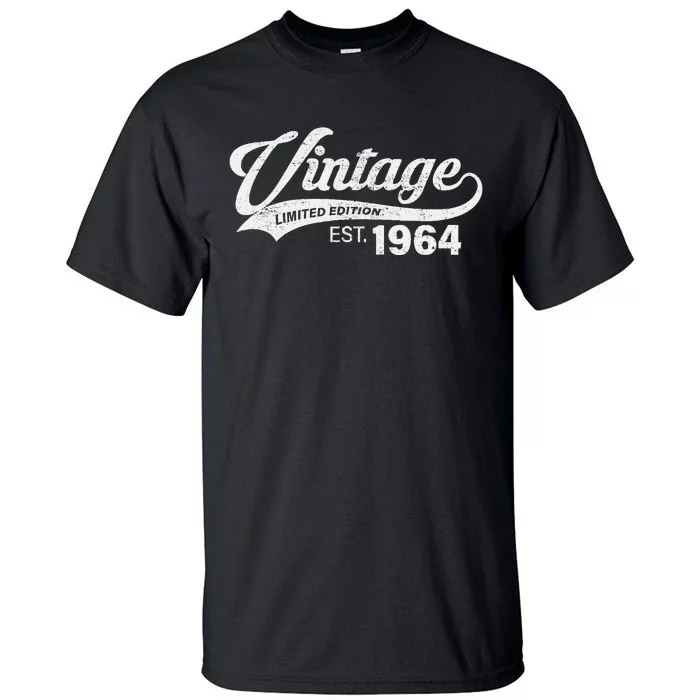 Vintage Limited Edition 1964 60 Year Old Bday 60th Birthday Tall T-Shirt