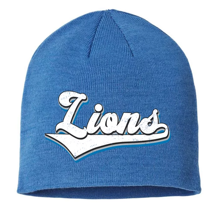 Vintage Lion Football Logo 8 1/2in Sustainable Knit Beanie