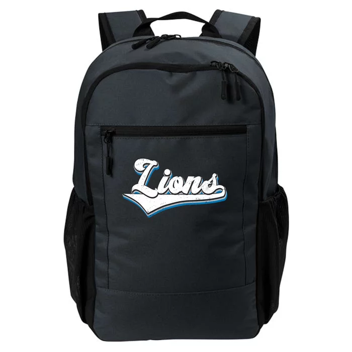 Vintage Lion Football Logo Daily Commute Backpack