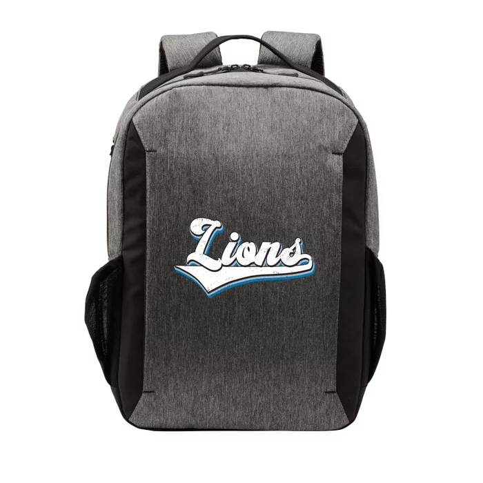 Vintage Lion Football Logo Vector Backpack