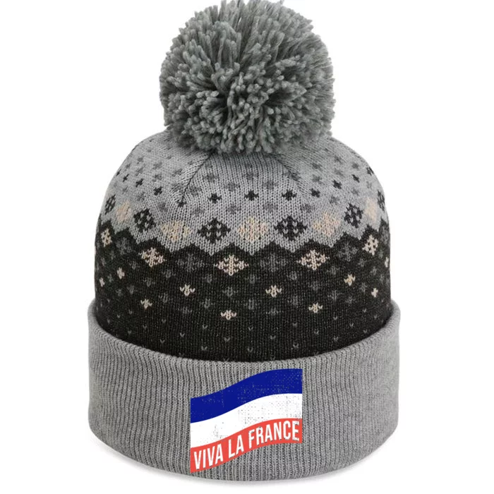 Vive La France Bastille Day French Revolution Robespierre Meaningful Gift The Baniff Cuffed Pom Beanie