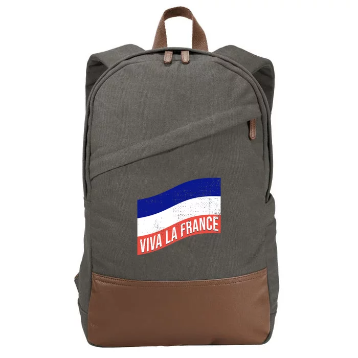 Vive La France Bastille Day French Revolution Robespierre Meaningful Gift Cotton Canvas Backpack