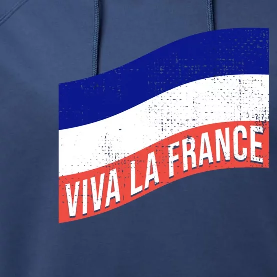 Vive La France Bastille Day French Revolution Robespierre Meaningful Gift Performance Fleece Hoodie