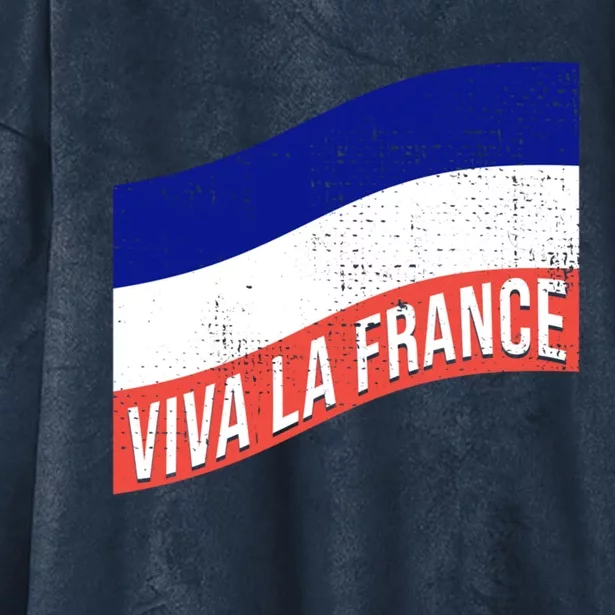 Vive La France Bastille Day French Revolution Robespierre Meaningful Gift Hooded Wearable Blanket