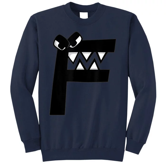 Villain Letter F Costume Boys Matching Evil Alphabet Lore Tall Sweatshirt