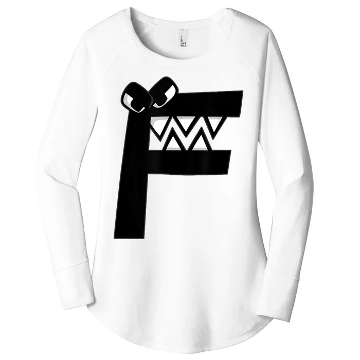 Villain Letter F Costume Boys Matching Evil Alphabet Lore Women's Perfect Tri Tunic Long Sleeve Shirt