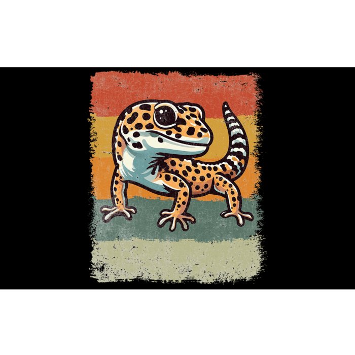 Vintage Leopard Gecko Bumper Sticker