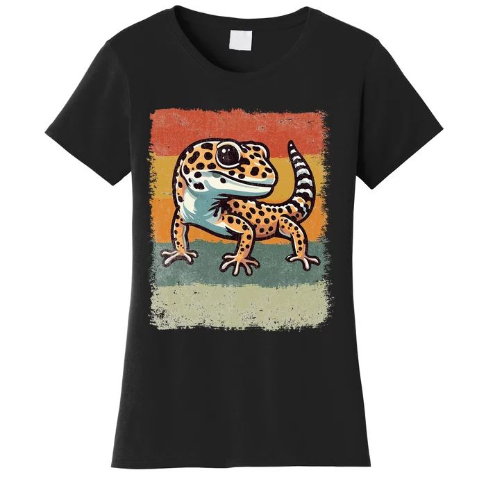 Vintage Leopard Gecko Women's T-Shirt