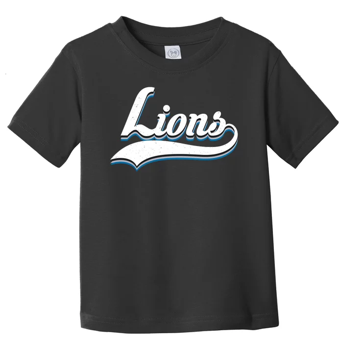 Vintage Lions Gift Football Toddler T-Shirt