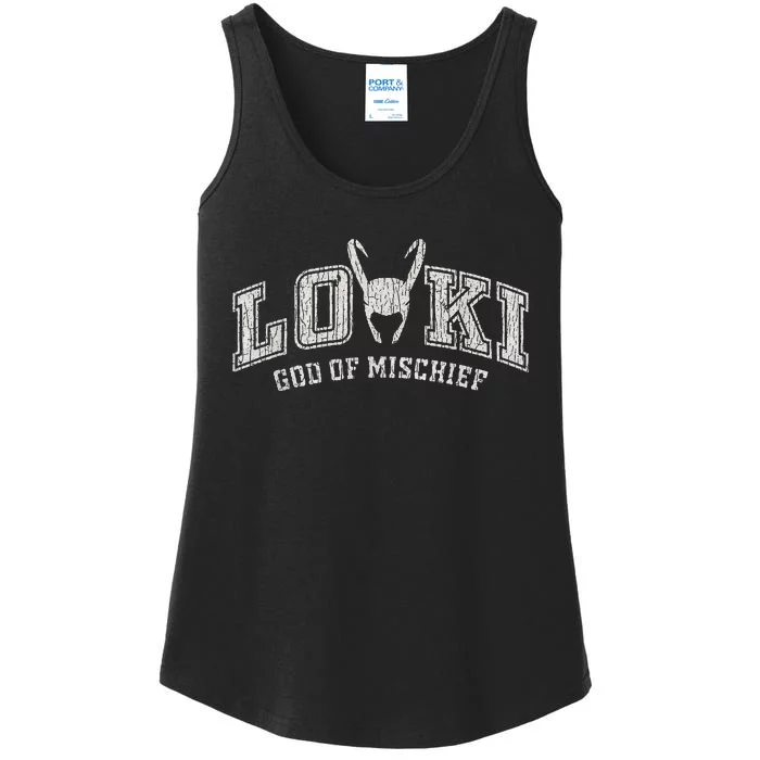 Vintage L.O.K.I God Of Mischief Ladies Essential Tank