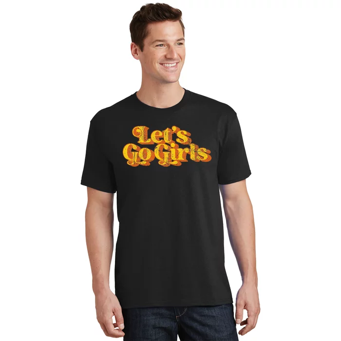 Vintage Lets Go Funny Country Music Retro 70s T-Shirt