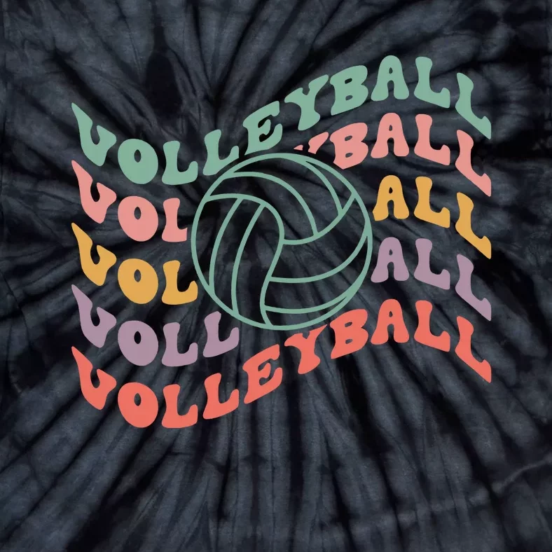 Volleyball Lovers Game Day Tie-Dye T-Shirt