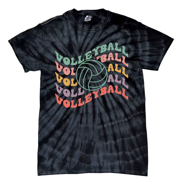 Volleyball Lovers Game Day Tie-Dye T-Shirt