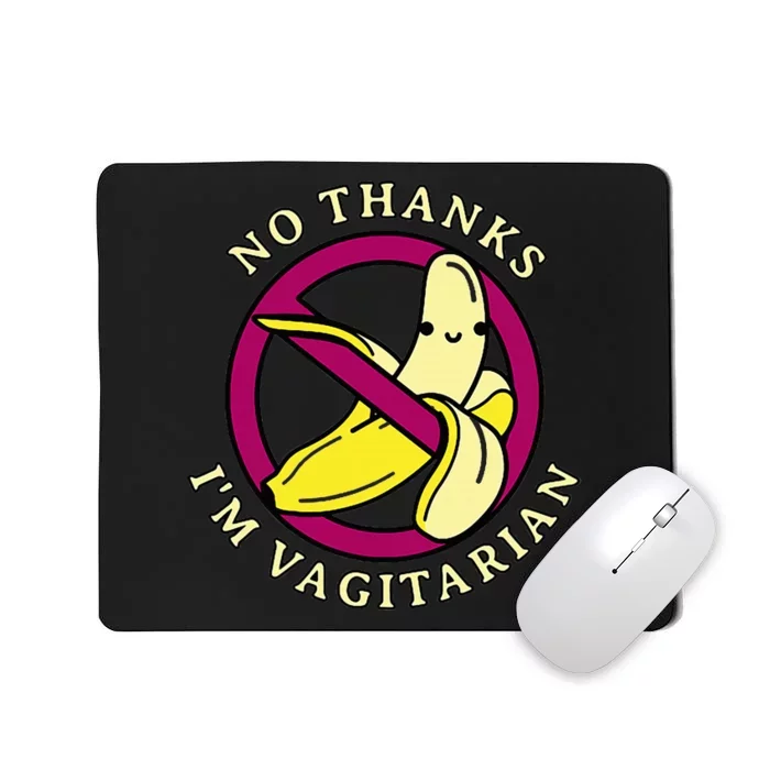 Vagitarian Lesbian Gay Lgbt Kawaii Banana Lesbian Mousepad