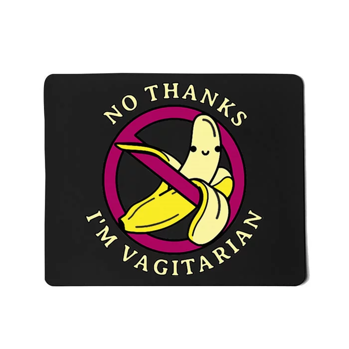 Vagitarian Lesbian Gay Lgbt Kawaii Banana Lesbian Mousepad