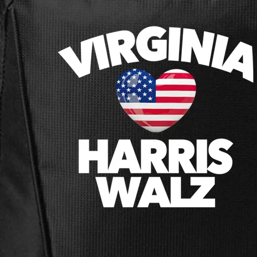 Virginia Loves Harris Walz America Vote Norfolk Richmond Va Gift City Backpack