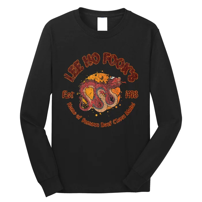 Vintage Lee Ho Fooks Chinese Restaurant Long Sleeve Shirt