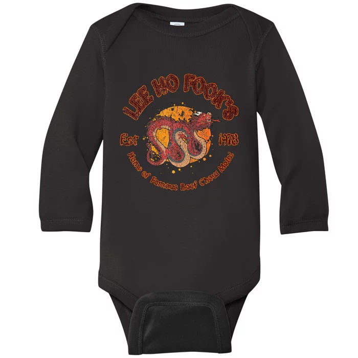 Vintage Lee Ho Fooks Chinese Restaurant Baby Long Sleeve Bodysuit