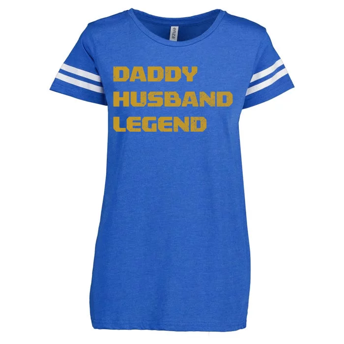 Vintage Legend Husband Daddy Gift Enza Ladies Jersey Football T-Shirt