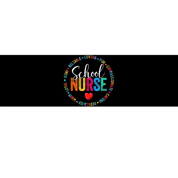 Vintage Love Heart Rn Nursing School Nurse Graduation Gift Bumper Sticker