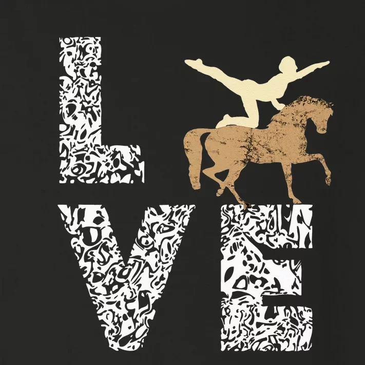 Vaulting Love Horseback Equestrian Horse Riding Acrobatics Toddler Long Sleeve Shirt