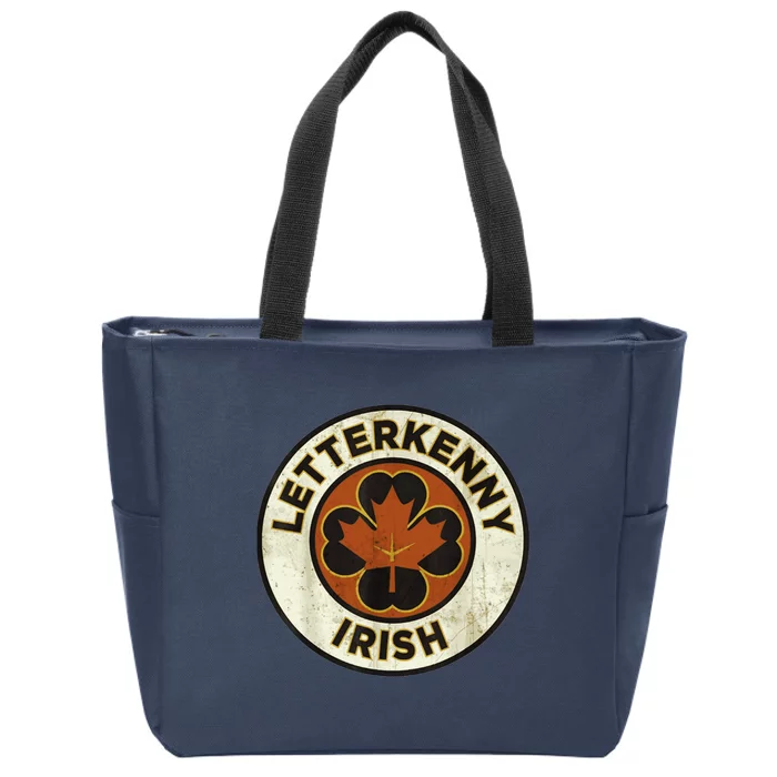 Vintage Letterkenny Irish Retro Lover Zip Tote Bag