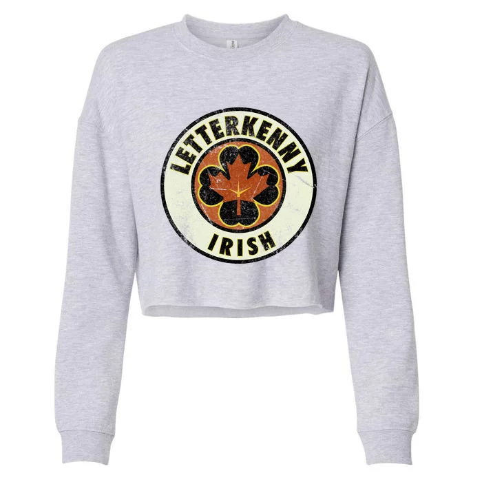 Vintage Letterkenny Irish Retro Lover Cropped Pullover Crew