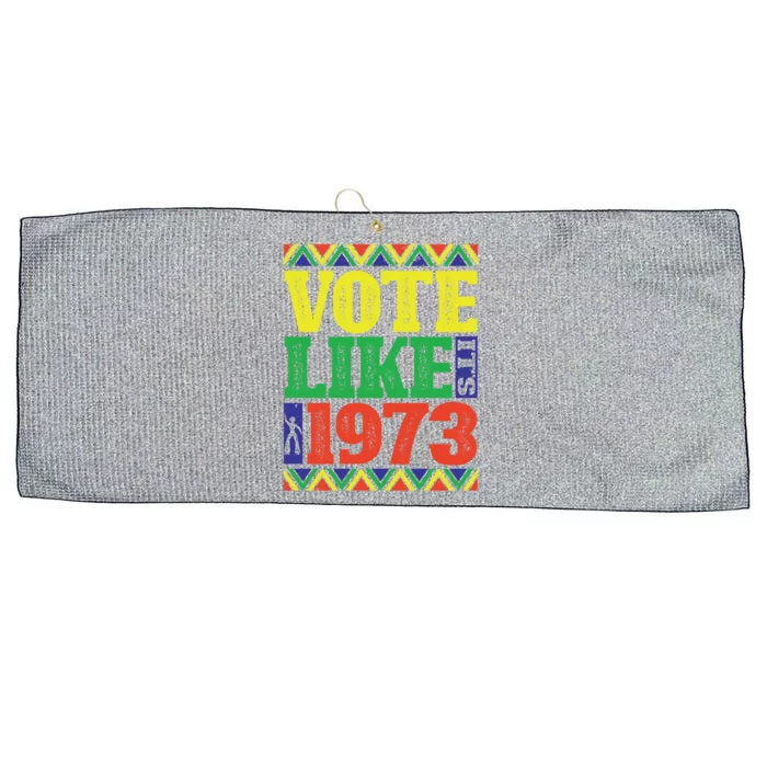 Vote Like Its 1973 Feminist Reproductive Rights Artistic Gift Large Microfiber Waffle Golf Towel