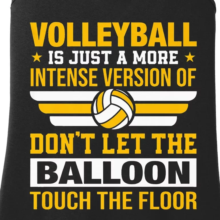 Volleyball Lover is Awesome Volleyball Player Gifts Premium Ladies Essential Tank