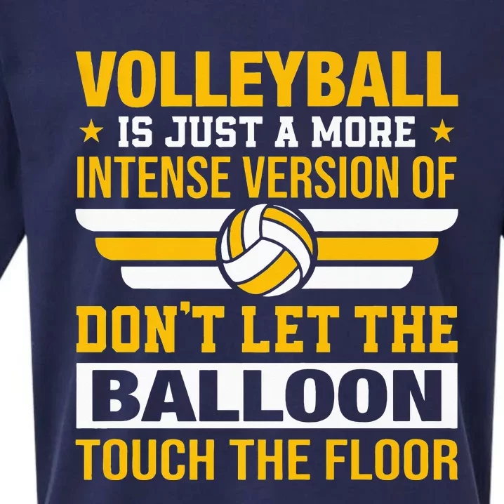 Volleyball Lover is Awesome Volleyball Player Gifts Premium Sueded Cloud Jersey T-Shirt