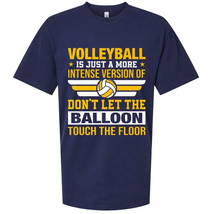 Volleyball Lover is Awesome Volleyball Player Gifts Premium Sueded Cloud Jersey T-Shirt