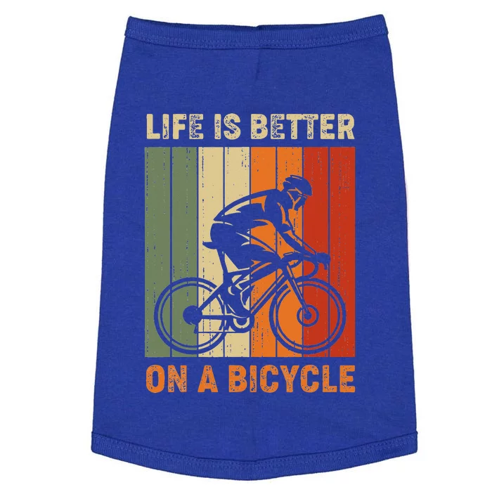 Vintage Life Is Better On A Bicycle Doggie Tank