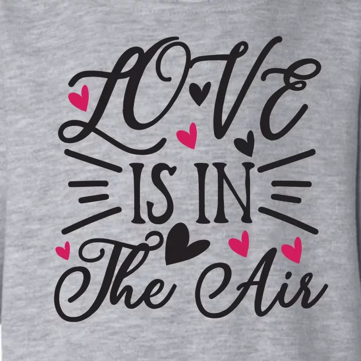 Valentine Love Is In The Air Toddler Hoodie