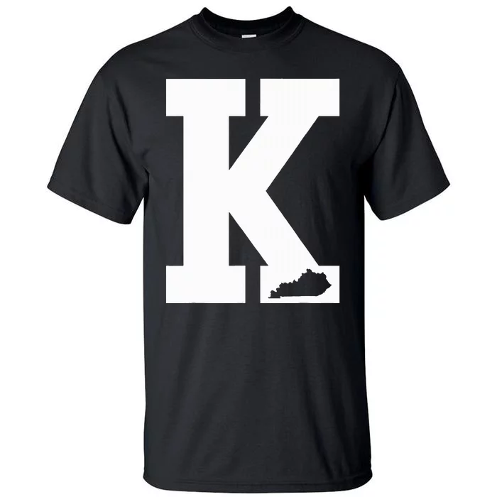 Vintage Letter K Kentucky Blue Tall T-Shirt