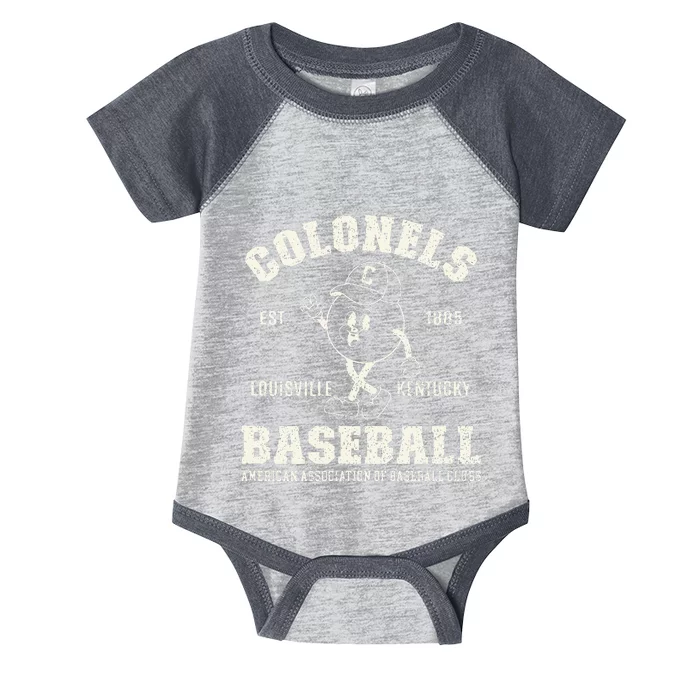 Vintage Louisville Kentucky Baseball Colonels Infant Baby Jersey Bodysuit