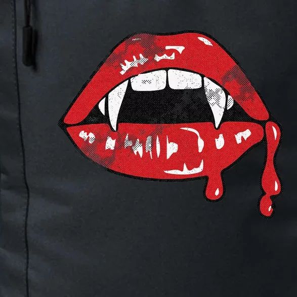 Vampire Lips Lazy Halloween Costume Blood Fangs Daily Commute Backpack