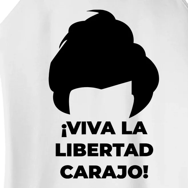 Viva La Libertad Carajo! Javier Milei Peluca Milei Women’s Perfect Tri Rocker Tank