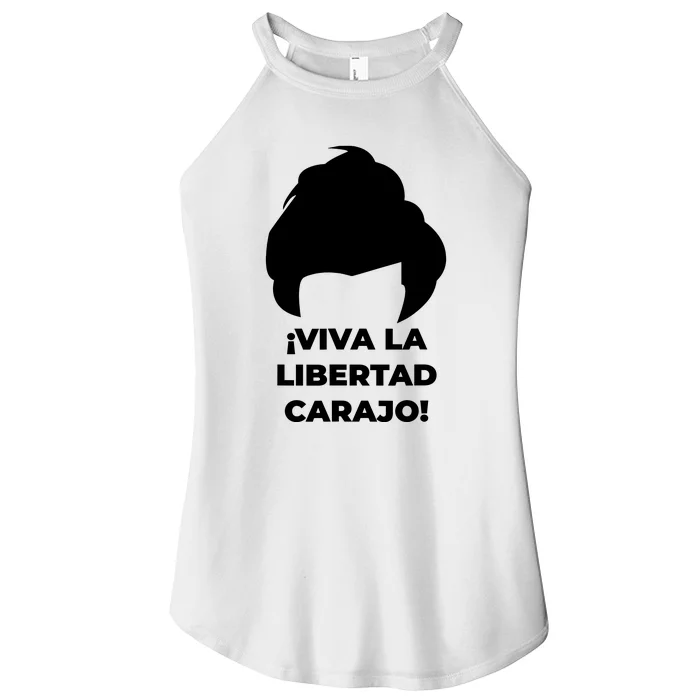 Viva La Libertad Carajo! Javier Milei Peluca Milei Women’s Perfect Tri Rocker Tank