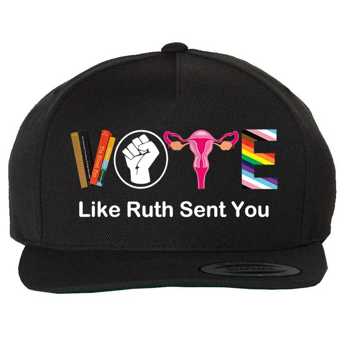 Vote Like Like Ruth Sent You Feminist Wool Snapback Cap