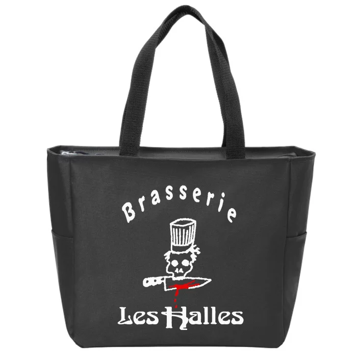 Vintage Looking Les Halles Zip Tote Bag