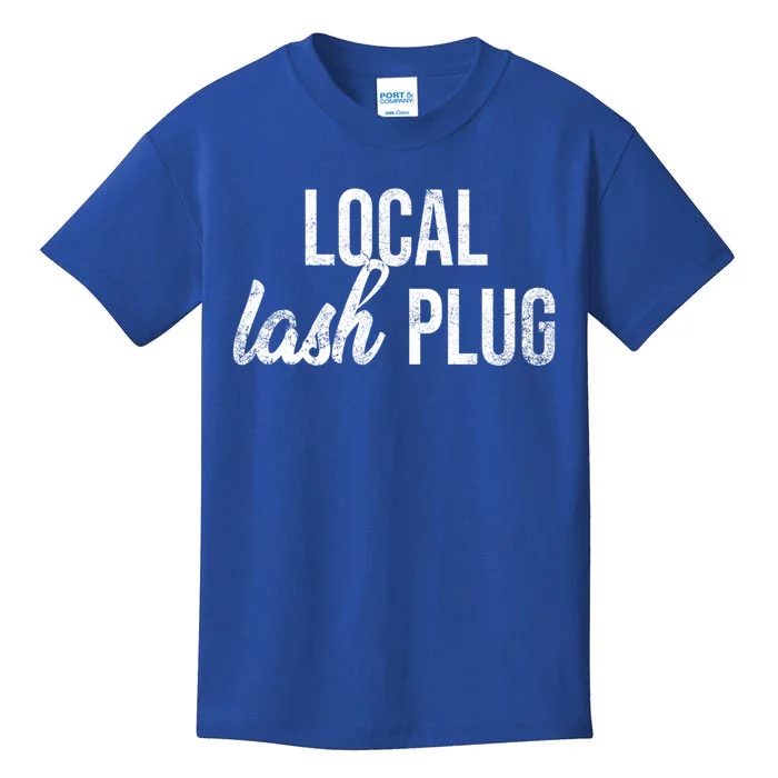 Vintage Local Lash Plug Lash Artist Lash Tech Gift Kids T-Shirt