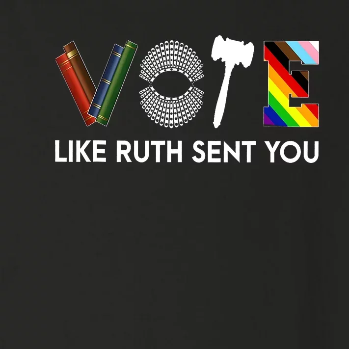 Vote Like Like Ruth Sent You Feminist Rbg Ruth Bader Ginsburg Toddler Long Sleeve Shirt