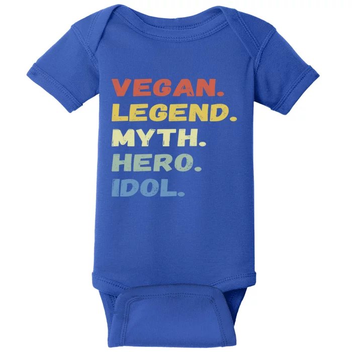 Vegan Legend Myth Hero Idol Gift Baby Bodysuit