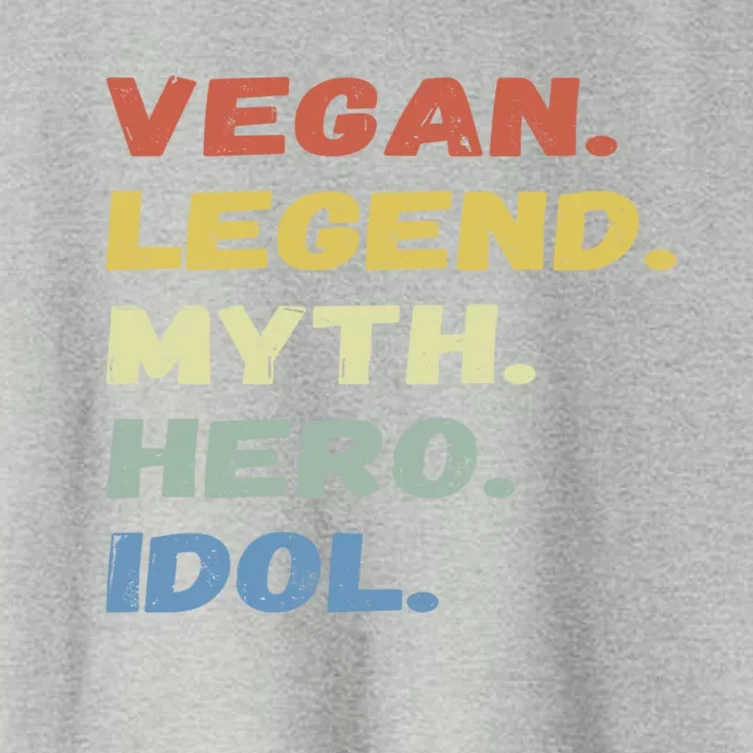 Vegan Legend Myth Hero Idol Gift Women's Crop Top Tee